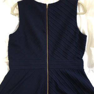 Taylor A-line shift dress- navy blue